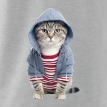 Kočka v pruhovaném triku