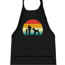 Knírač a táta s dcerou