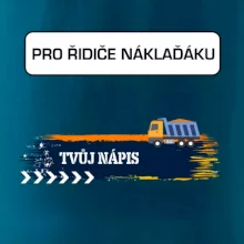 Stavba - vlastní nápis - náklaďák