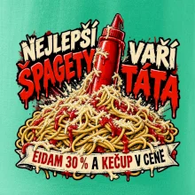 Nejlepší špagety vaří táta Eidam 30 procent a kečup v ceně