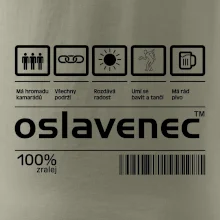 Čárový kód - Oslavenec