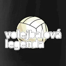Volejbalová legenda - bílé písmo