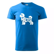 Maltézský psík nápis v těle