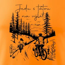 Cyklistika  - Jedu s tátou na výlet - Táta a dcera