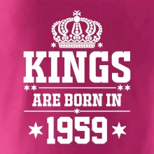 Kings are born in 1959