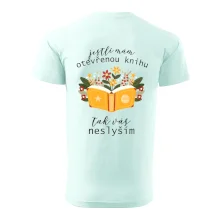 Jestli mám otevřenou knihu, tak vás neslyším