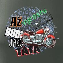Až vyrostu budu jako táta - klasická motorka