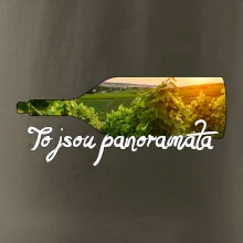 To jsou panoramata vinice