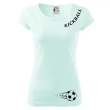 Kickball nápis šikmo