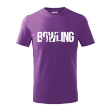 Bowling nápis kuželky