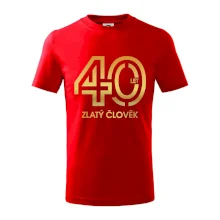 40 let zlatý člověk