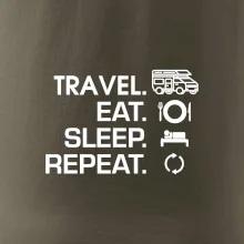 Eat sleep travel - alkovna