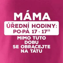Máma - úřední hodiny