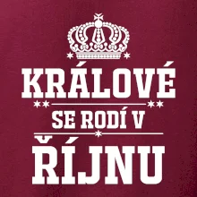 Králové se rodí v řijnu