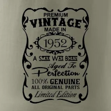 Vintage Etiketa - 1952