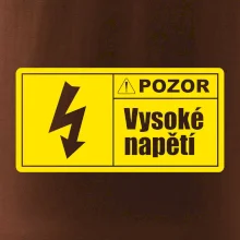 Pozor vysoké napětí