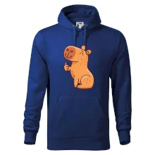 Kapybara s palcem nahoru