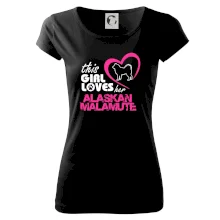 This Girl Loves her Alaskan Malamute