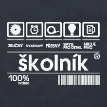 Čárový kód - Školník Čárový kód - Školník