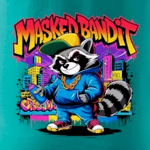 Mýval - masked bandit grafitti