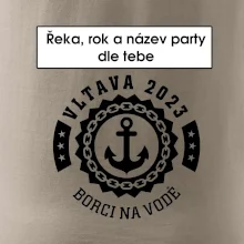 Na vodu - kotva (vlastní nápis)