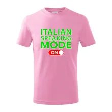 Italian speaking mode - ON