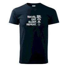 Eat sleep travel - Velký  přívěs Eat sleep travel - Velký  přívěs