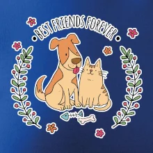 Kočka a pes best friends