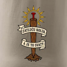 Geodet zatluču kolík a je to svatý