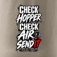 Kontrola zásobníku check hopper air paintball