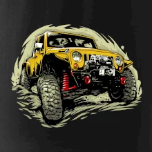 Žlutý offroad s navijákem