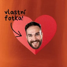 Vlastní fotka v srdci
