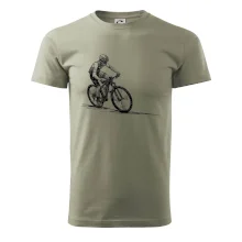 MTB kreslený cyklista