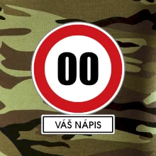 Dopravní značka - rychlost - váš nápis