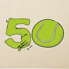 Tenis kulaté narozeniny 50