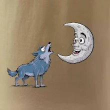 Parové triko - Vlk a měsíc