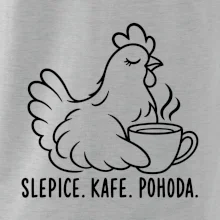 Slepice s kávou a pohodou