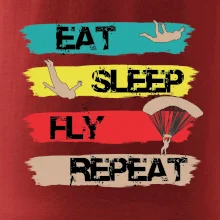 Eat Sleep Fly Repeat Paragliding