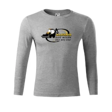 Bagrista v kruhu - vlastní nápis