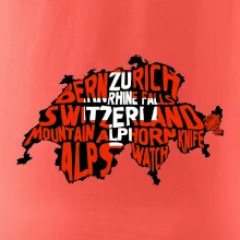 Mapy - názvy měst - Švýcarsko