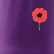 Vlčí mák ikonka na prsu