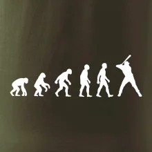 Evoluce baseball pálkař nápřah