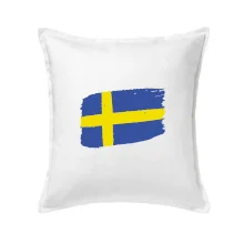 Švédsko vlajka štětkou