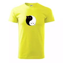 Kočky jin jang barevné