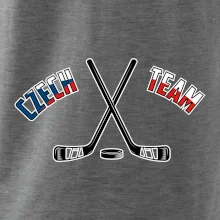 Czech team - hokejky a puk