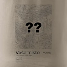 Vaše místo - vrstevnice v obdélníku