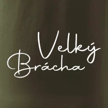 Velký brácha - nápis na zádech