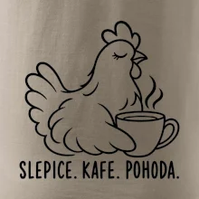 Slepice s kávou a pohodou