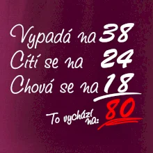 Vypadá, cítí se, chová se - 80 let