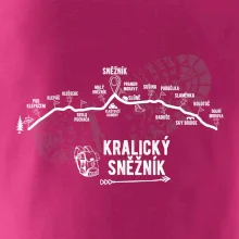 Profil kopců - Kralický Sněžník